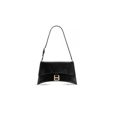 BALENCIAGA WOMEN'S CRUSH BAG IN SMALL BLACK 7657342AAR31000 (24.8*14.9*8.8cm)